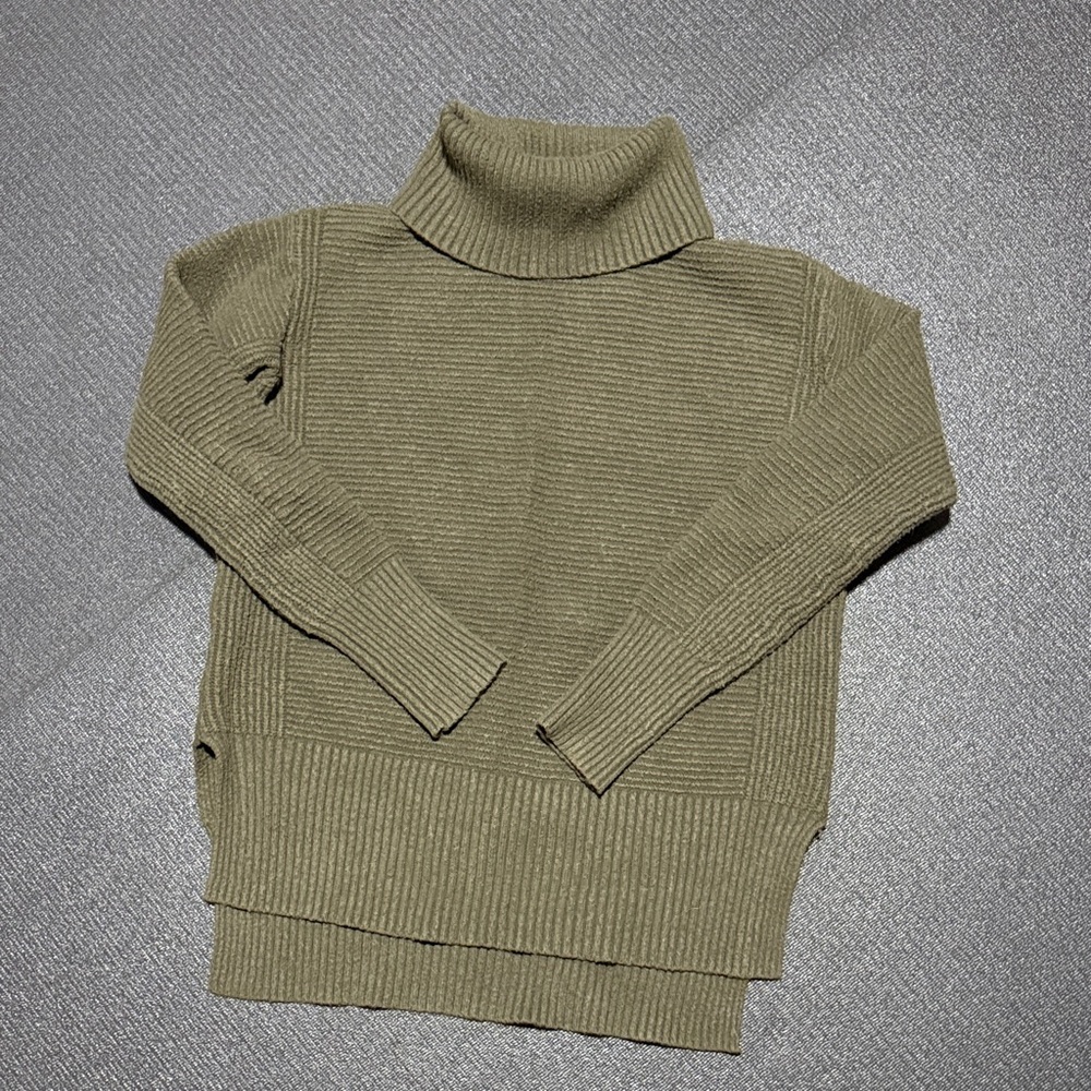 ALLISON JOY Olive Turtleneck Sweater